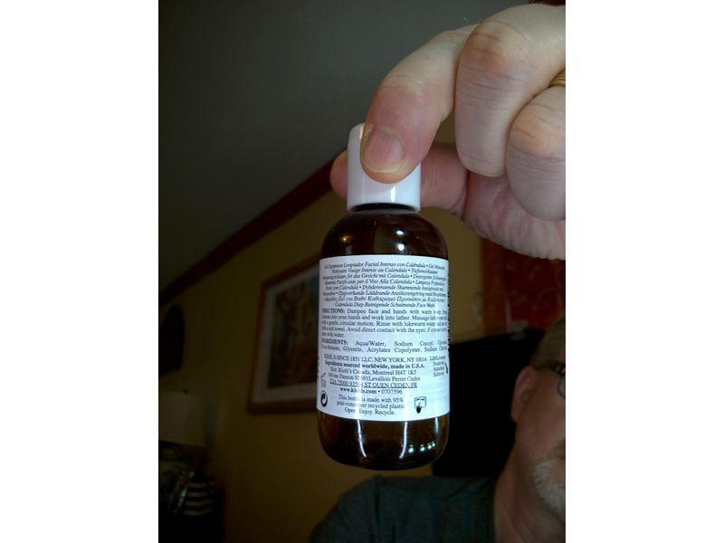 Kiehl's Calendula Deep Cleansing Foaming Face Wash, 2.5 fl oz/75 mL