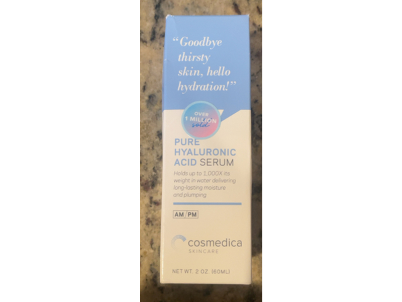 Cosmedica Pure Hyaluronic Acid Serum, 2 oz/60 mL