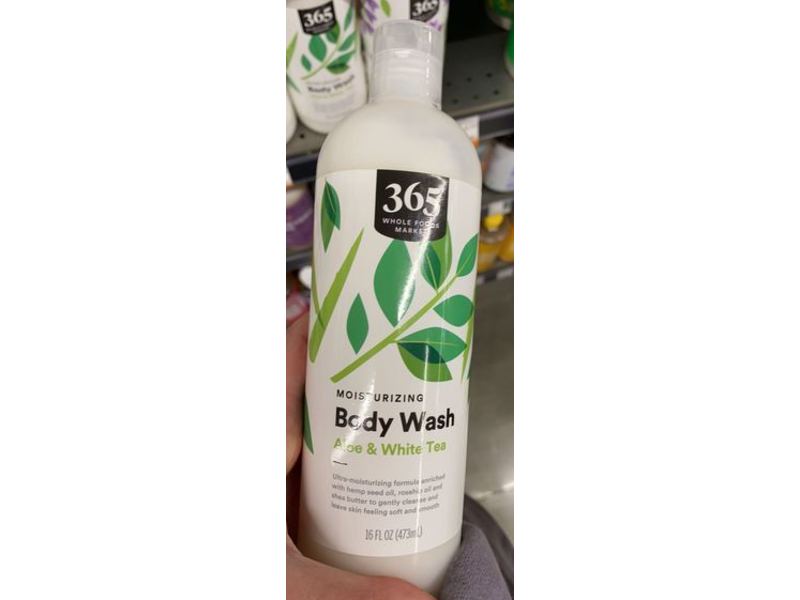 365 Whole Foods Market Body Wash, Aloe & White Tea, 16 fl oz/473 mL