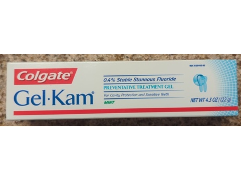 Colgate Gel-Kam Preventive Treatment Gel, Mint, 4.3 oz/122 g