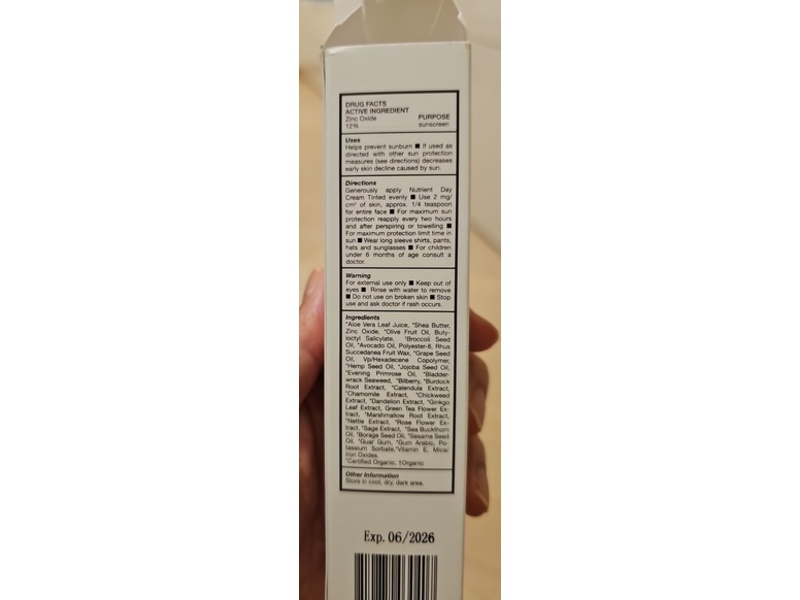 Josh Rosebrook Nutrient Day Cream Tinted Cream Facial Moisturizer, SPF 30, 1.7 fl oz/50 mL