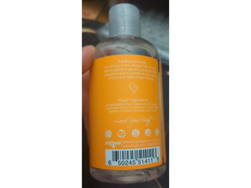 Sliquid Natural Stimulating Lubricant, Sizzle, 8.5 oz/255 mL