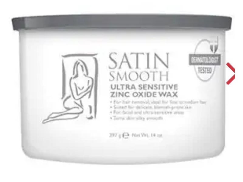 Satin Smooth Ultra Sensitive Cream Wax, Zinc Oxide, 14 fl oz/397 mL