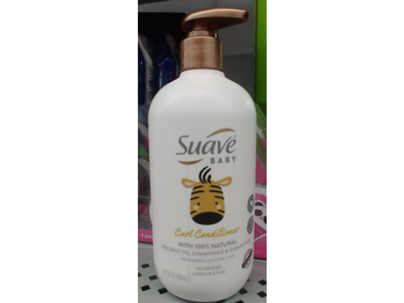 Suave Baby Curle Conditioner, Coconut Oil, 13.5 fl oz/400 mL