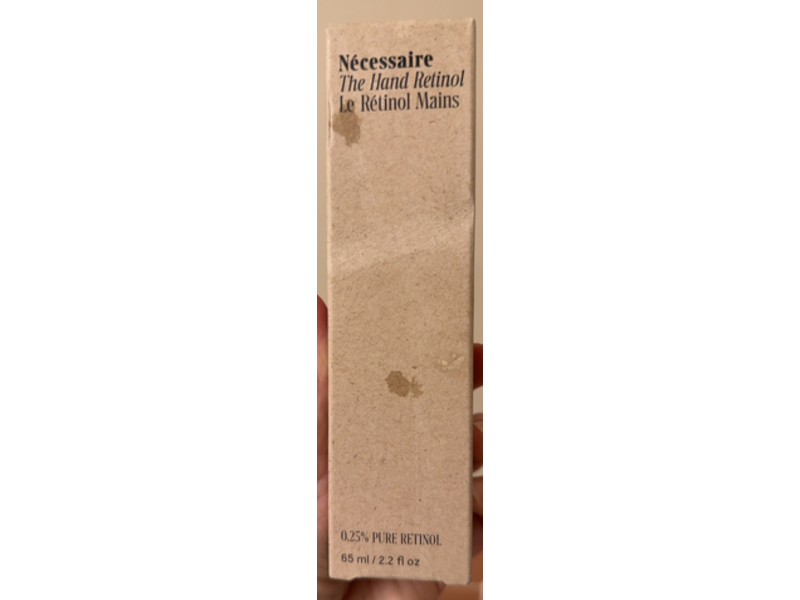 Necessaire The Hand Retinol, 0.25% Pure Retinol, 2.2 fl oz/65 mL