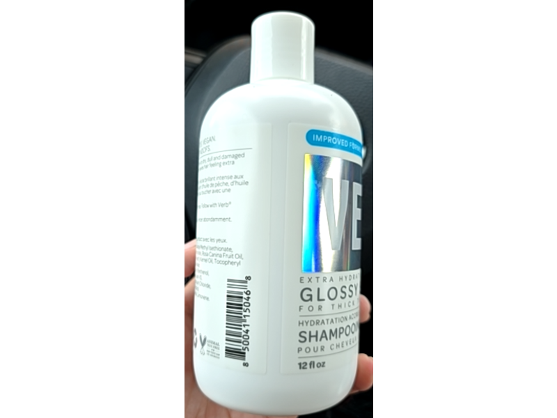 Verb Ultra Hydration+High Shine Glossy Shampoo, 12 fl oz/355 mL