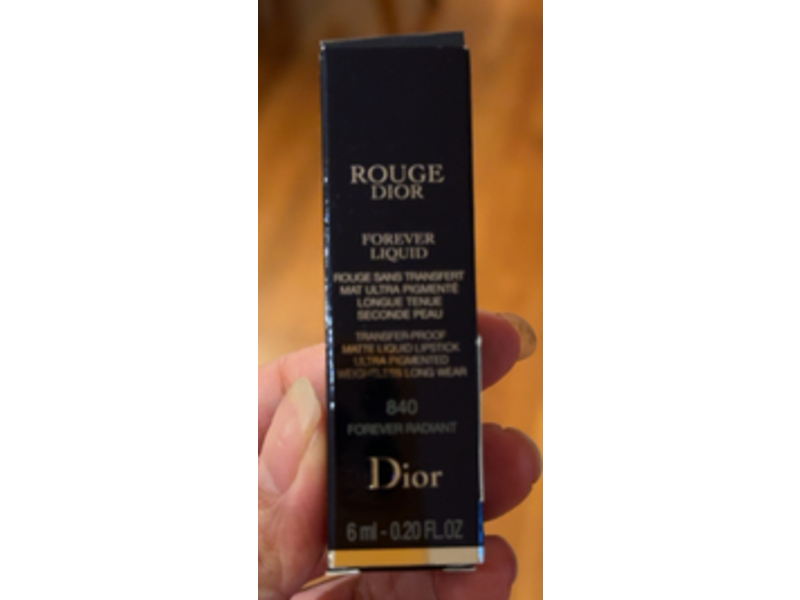 Dior Rouge Forever Matte Liquid Lipstick, 840 Forever Radiant, 0.20 fl oz/6 mL