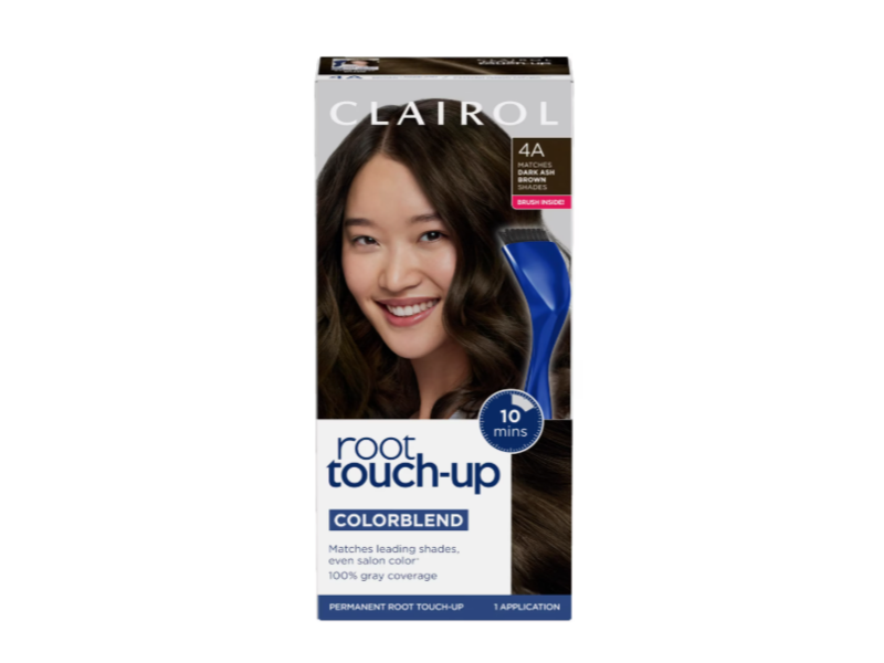 Clairol ColorBlend Permanent Root Touch-Up, 4A Dark Ash Brown, 1 Application, Pack Of 2
