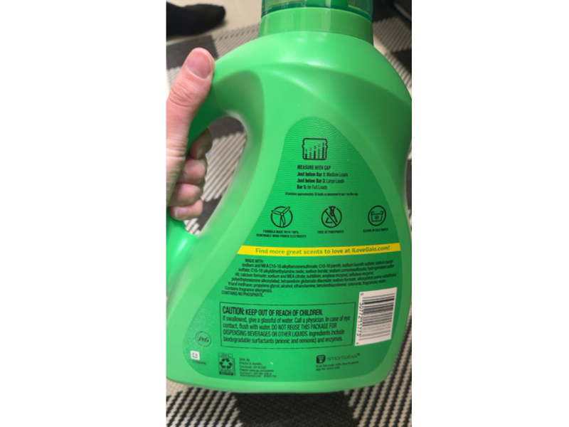 Gain Hibiscus Hula Happy Liquid Laundry Detergent, 78 Loads, 113 fl oz/3.34 L