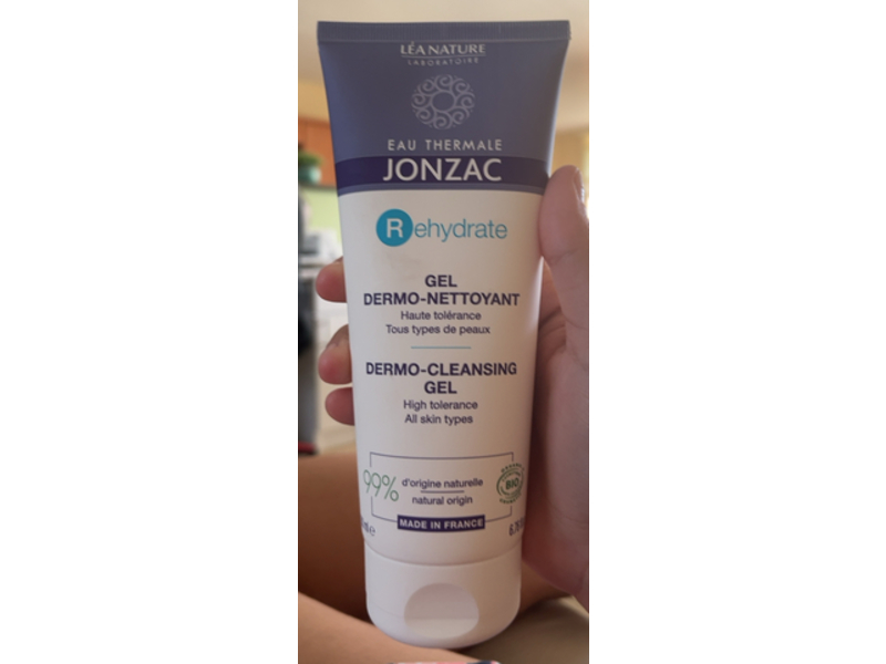 Eau Thermale Jonzac Rehydrate Dermo-Cleansing Gel, 6.76 fl oz/200 mL