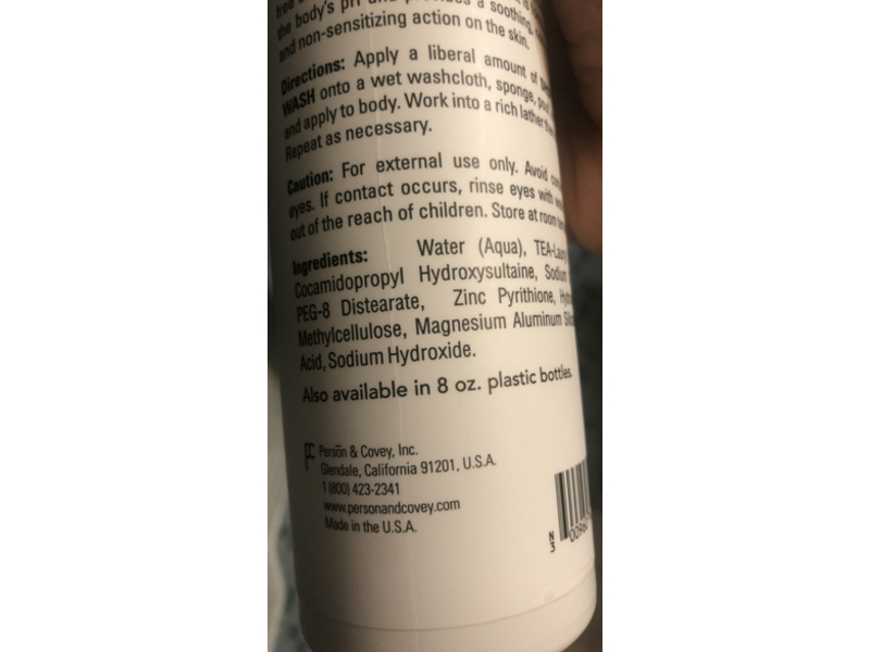 Person & Covey DHS Body Wash, 16 fl oz/480 mL