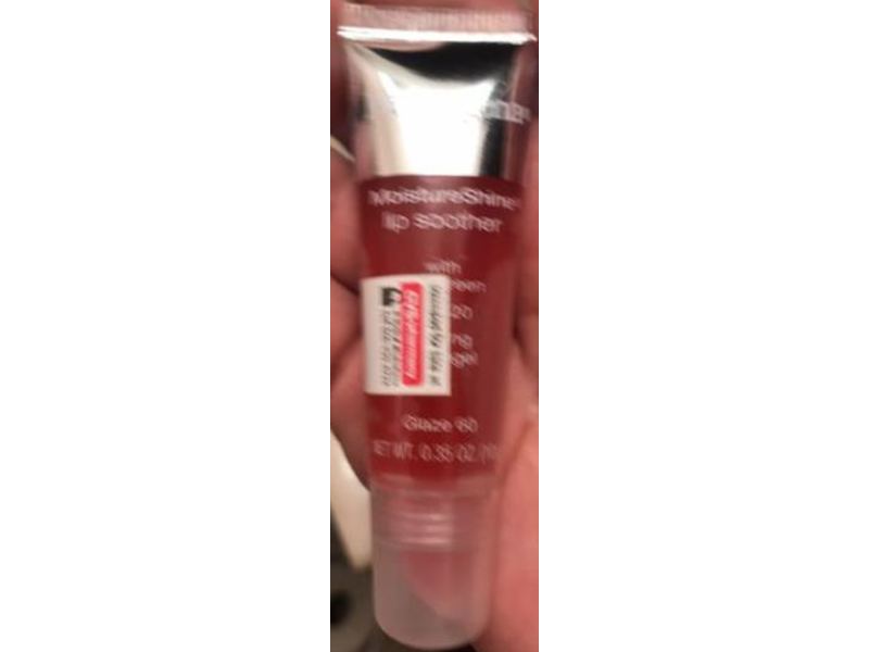 Neutrogena Moisture Shine Lip Soother, Glaze 60, 0.35 oz/10 g, Pack Of 3
