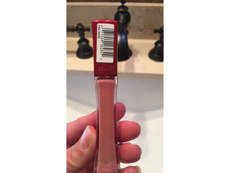 L'Oreal Paris Infallible 8HR Plumping Lip Gloss, Pink, 0.21 Ounces