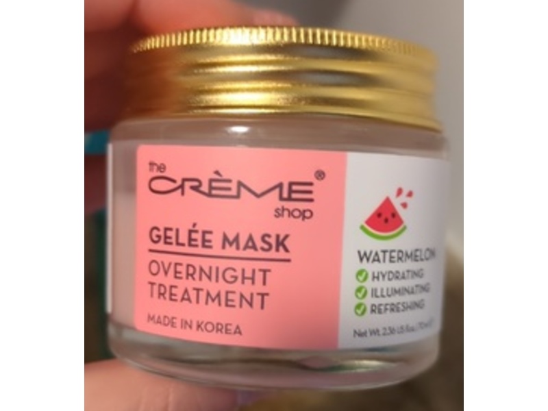 The Creme Shop Overnight Treatment Gelee Mask, Watermelon, 2.36 fl oz
