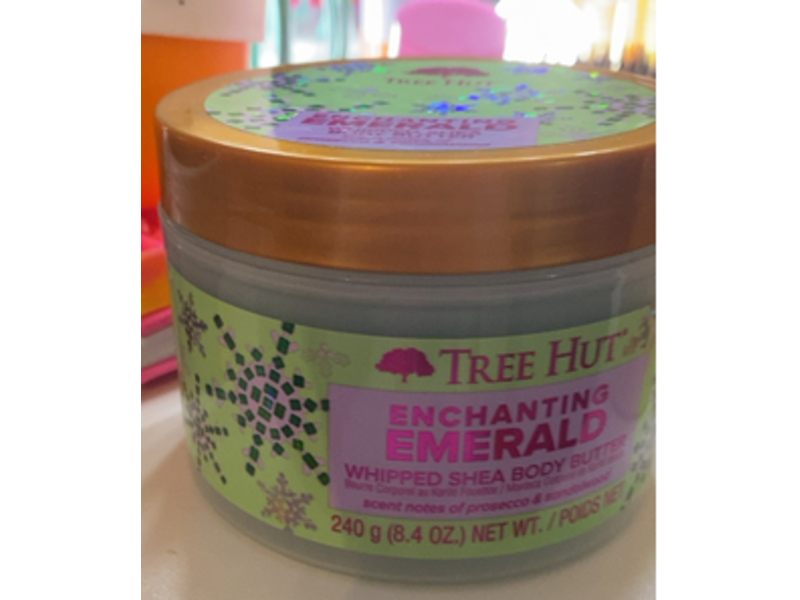 Tree Hut Whipped Shea Body Butter, Enchanting Emerald, 8.4 oz/240 g