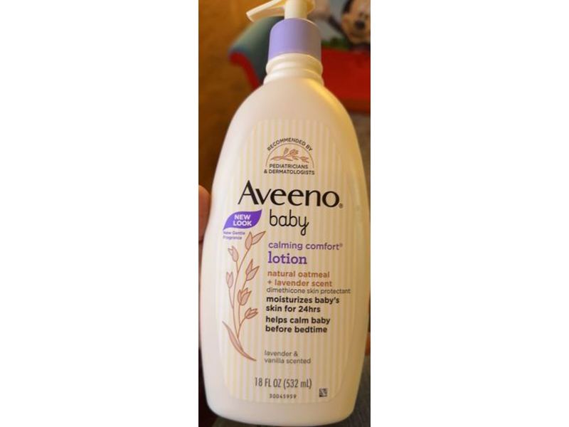 Aveeno Baby Lotion, Lavender & Vanilla Scented, 18 fl oz/532 mL