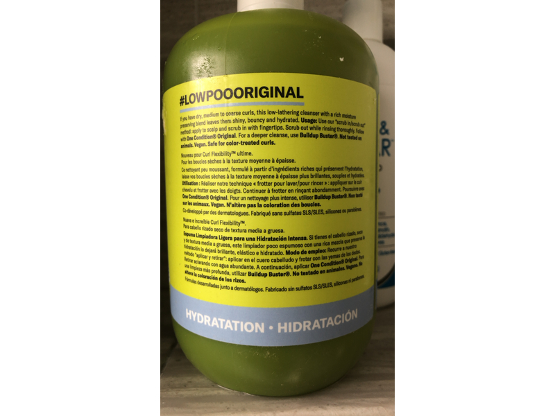 DevaCurl Low-Poo Original Mild Lather Cleanser, Green Oasis, 32 fl oz/946 mL