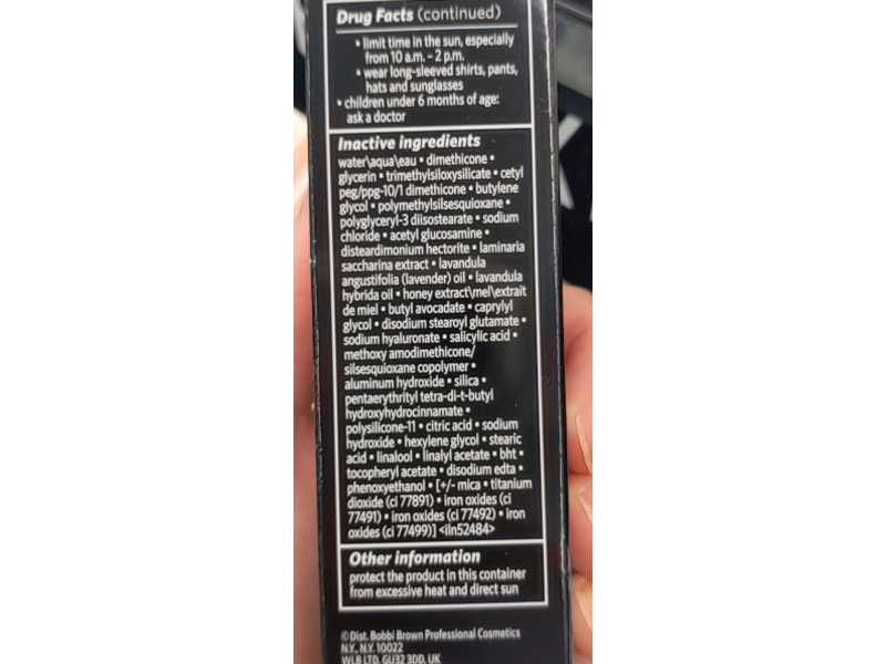 Bobbi Brown Weightless Skin Foundation, SPF 15 Neutral Warm Ivory, 1 fl oz/30 mL