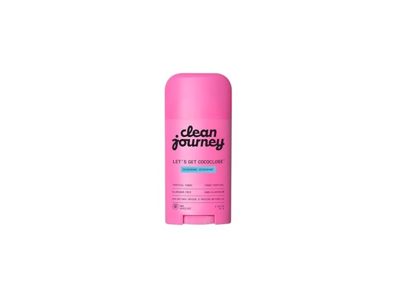 Cleanjourney Aluminum-Free Deodorant, Topical Tango, 2.64 oz/75 g