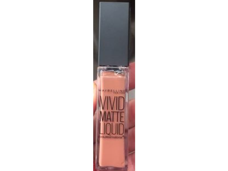 Maybelline New York Color Sensational Vivid Matte Liquid Lipstick, Nude Thrill, 0.26 fl oz