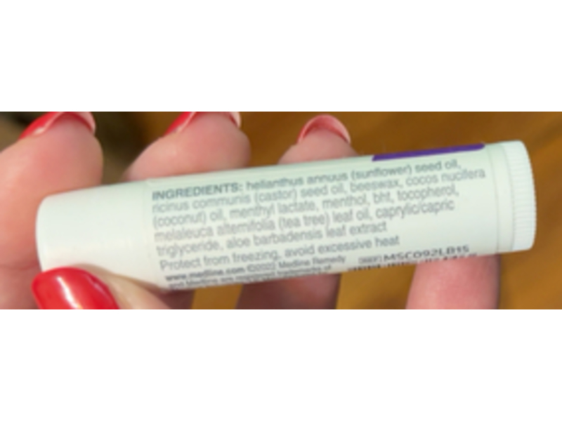 Medline Remedy Moisturize Lip Balm, Unscented, 0.15 oz/4.25 g
