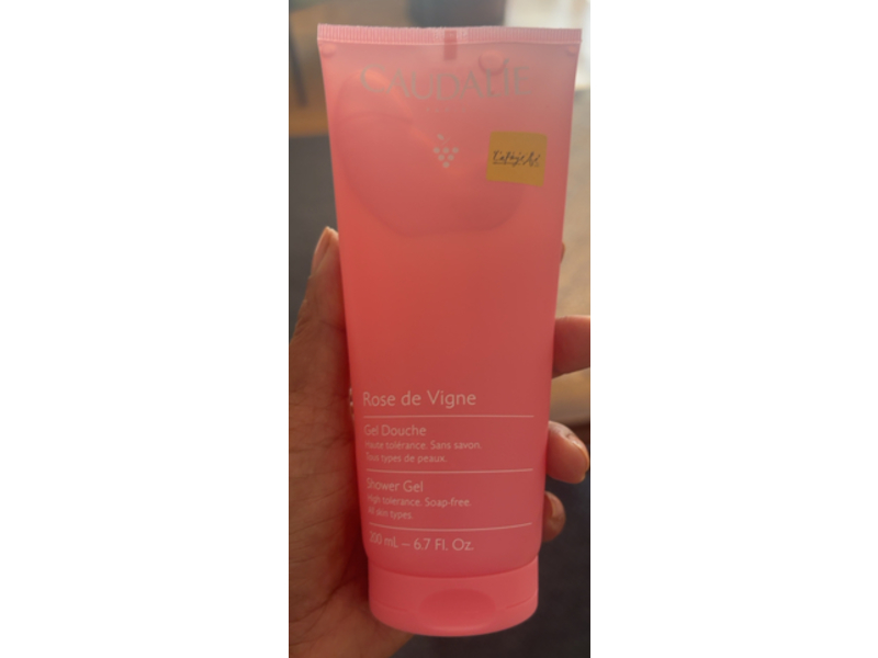Caudalie Shower Gel, Rose De Vigne, 6.7 fl oz/200 mL