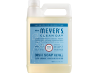 Mrs Meyer's Clean Day Dish Soap Refill, Rain Water, 48 fl oz/1.42 L - thumbnail 1