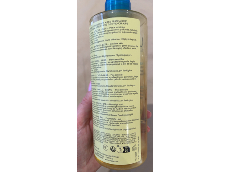 Uriage Eau Thermale Cleansing Oil, 17 fl oz/500 mL