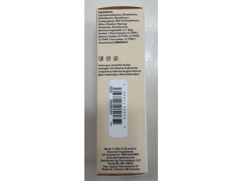 Dermablend Flawless Creator Multi-Use Liquid Foundation Makeup, 43N, 1 Fl Oz