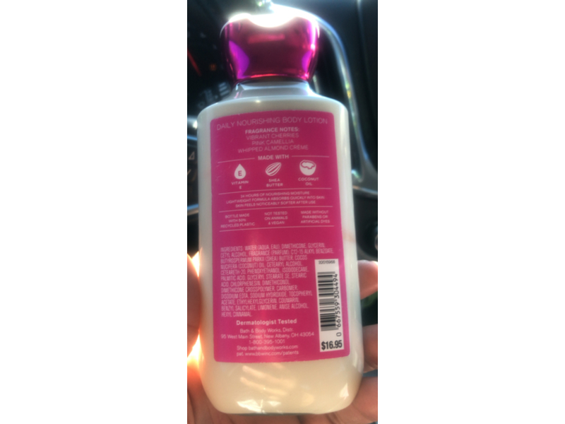 Bath & Body Works Daily Nourishing Body Lotion, Perfect In Pink, 8 fl oz/236 mL