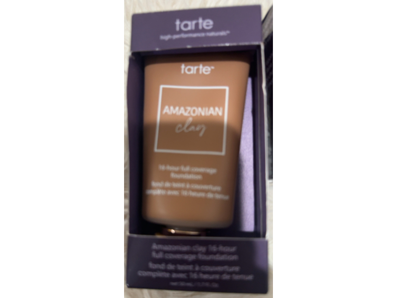 tarte Amazonian Clay Full Coverage Foundation, 51N Deep Neutral, 1.7 fl oz/50 mL