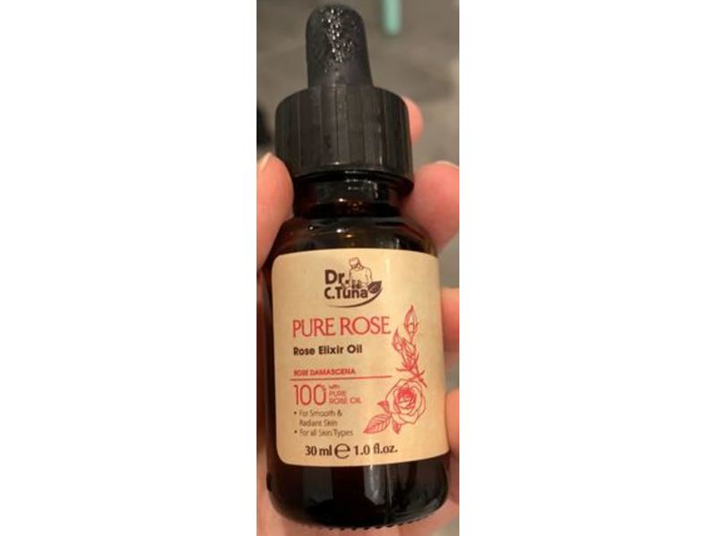 Dr. C. Tuna Rose Elixir Oil, Pure Rose, 1 fl oz/30 mL