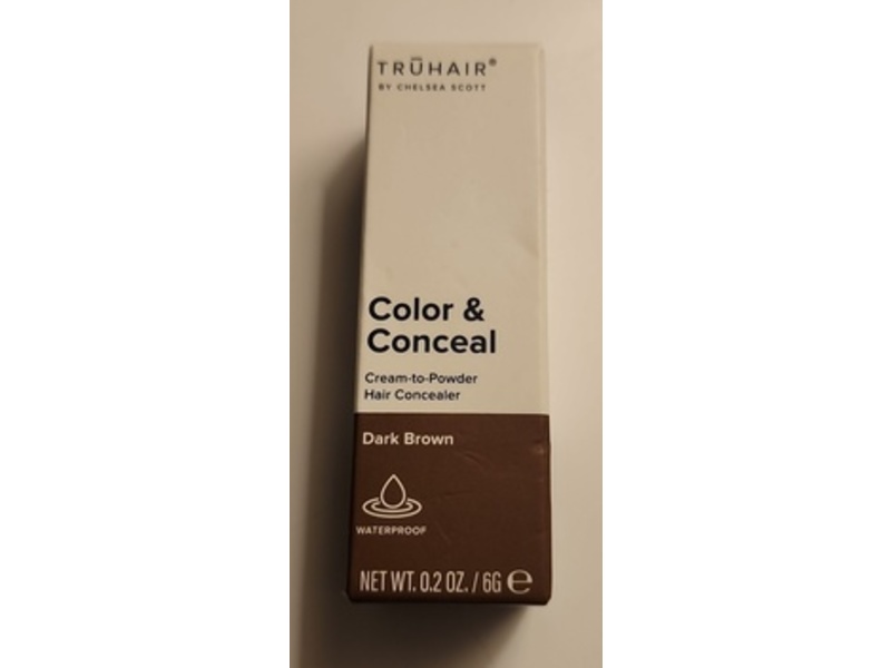 Truhair Color & Conceal, Dark Brown, 0.2 oz/6 g