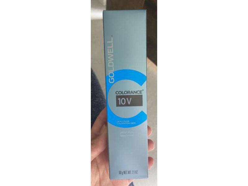 Goldwell Colorance 10V Demi-Permanent Hair Color, Pastel Violet Blonde, 60 mL