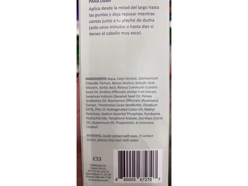 eva+avo Hydrating Conditioner, 8 fl oz/236.59 mL