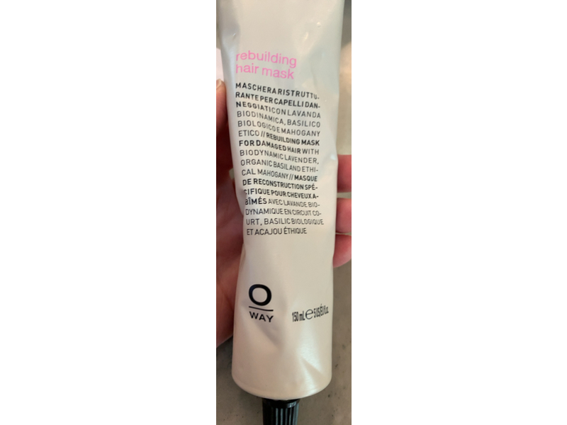 O Way Rebuilding Hair Mask, 5 fl oz/150 mL