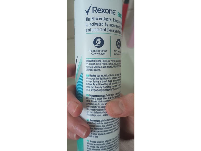 Rexona 72h Motion Activated Antiperspirant, Shower Fresh, 200 mL