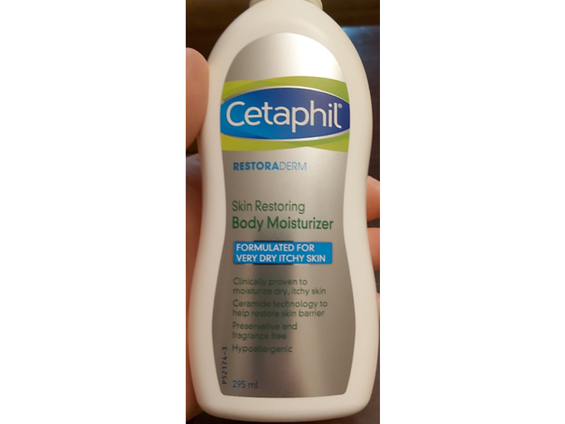 Cetaphil Restoraderm Skin Restoring Body Moisturizer, Very Dry Itchy Skin, 295 ml