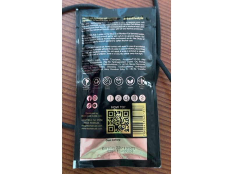 Rezo 3 Ultra Hydration Curl Manifest Gel, Black Tea, 0.70 oz/20 g