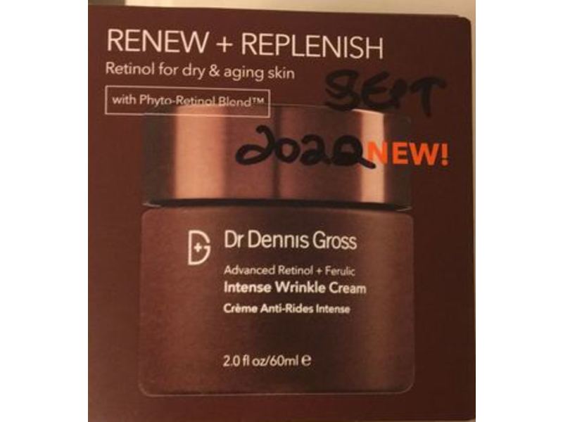 Dr Dennis Gross Intense Wrinkle Cream, Retinol + Ferulic, 2.0 fl oz/60 mL