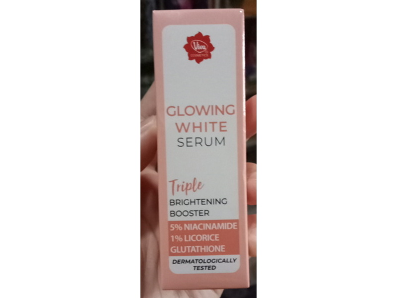 Viva Glowing White Serum, Triple Brightening Booster, 20 mL