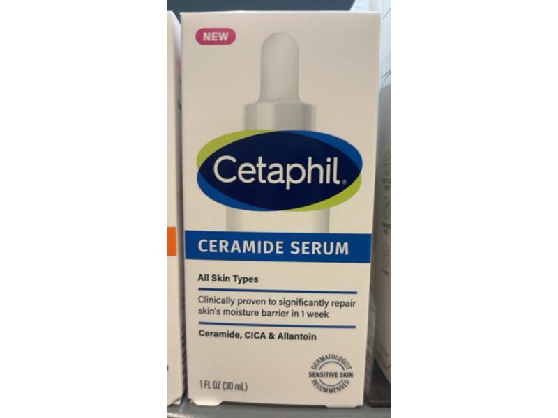 Cetaphil Ceramide Serum, Ceramide, Cica & Allantoin, 1 fl oz/30 mL