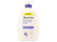 Aveeno Stress Relief Moisturizing Lotion, Lavender Scent, 33 fl oz/975 mL - thumbnail 1