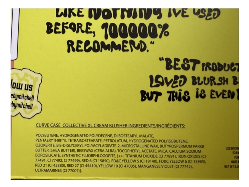 Made By Mitchell Curve Case Collective XL Cream Blusher Palette, 8.5 g