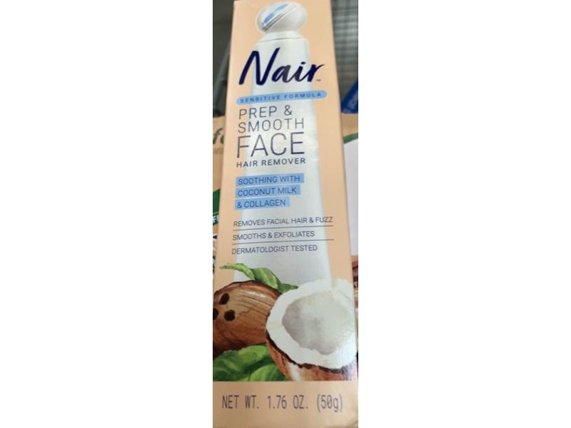 Nair Prep & Smooth Facial Hair Removal, 1.76 oz/50 g