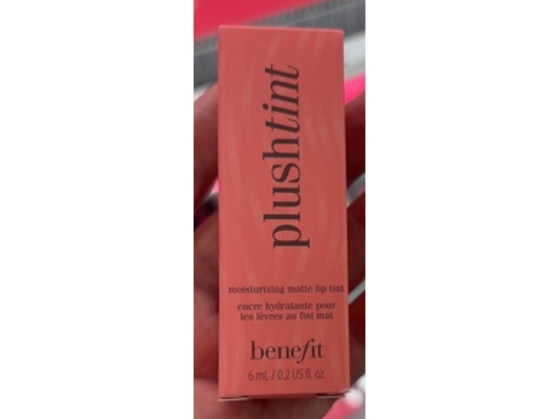 Benefit Plushtint Moisturizing Matte Lip Tint, 12 Purr, 0.2 fl oz/6 mL