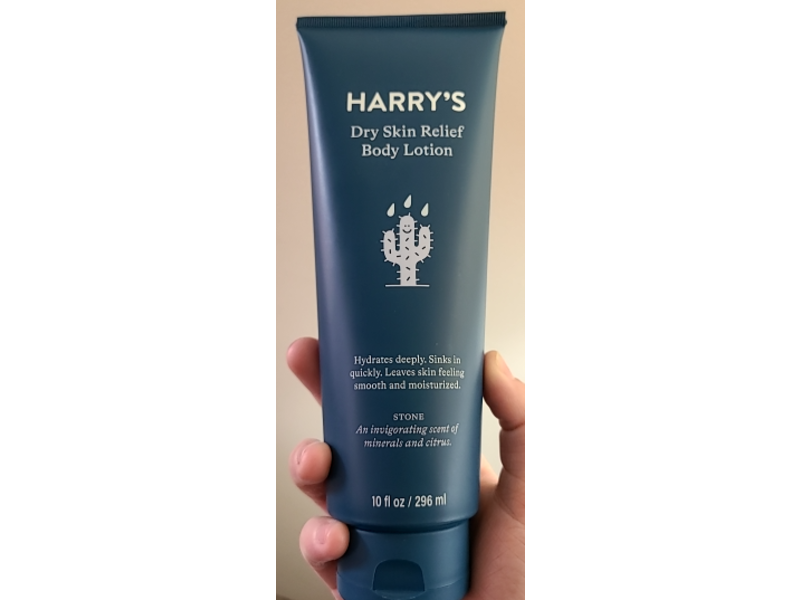 Harry's Dry Skin Relief Body Lotion, Stone, 10 fl oz/296 mL