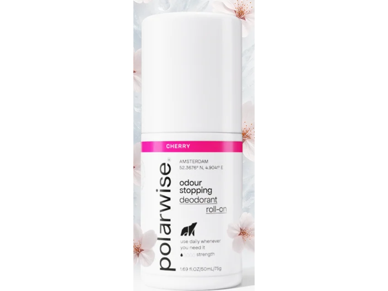Polarwise Odour Stopping Deodorant, Cherry, 1.69 fl oz/50 mL