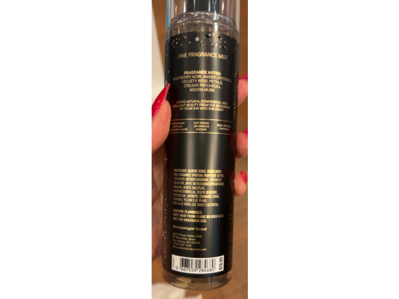 Bath & Body Works Fine Fragrance Mist, Into The Night, 8 fl oz/236mL