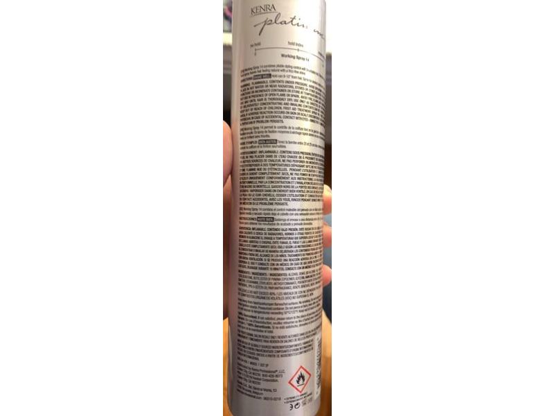 Kenra Professional Platinum Working Spray, 14, 10 oz/283 g